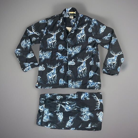 Harry Potter Patronus Glow-in-the-Dark Flannel Pajama Set Size Large - Picture 12 of 13